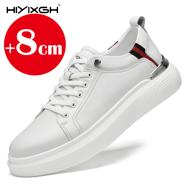 Men Shoes Size Chart - Genuine leather men's height-enhancing shoes men's