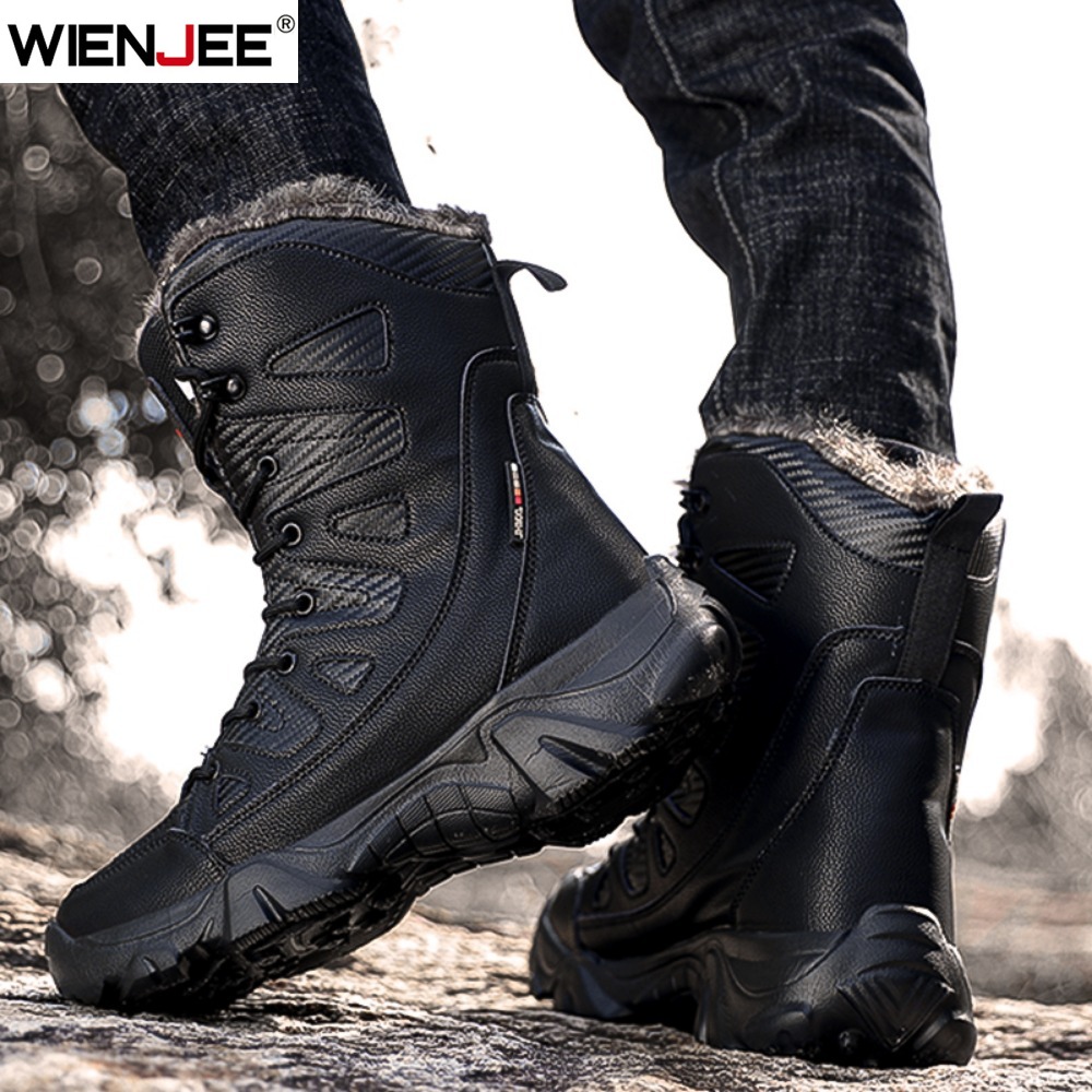 Winter Waterproof Men Boots Pl - огляд і ціна Men Shoes Everyday