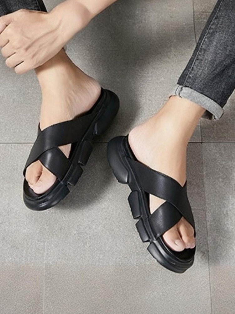 Trendy Male Cowhide Platform H - огляд і ціна Men Shoes Size Chart