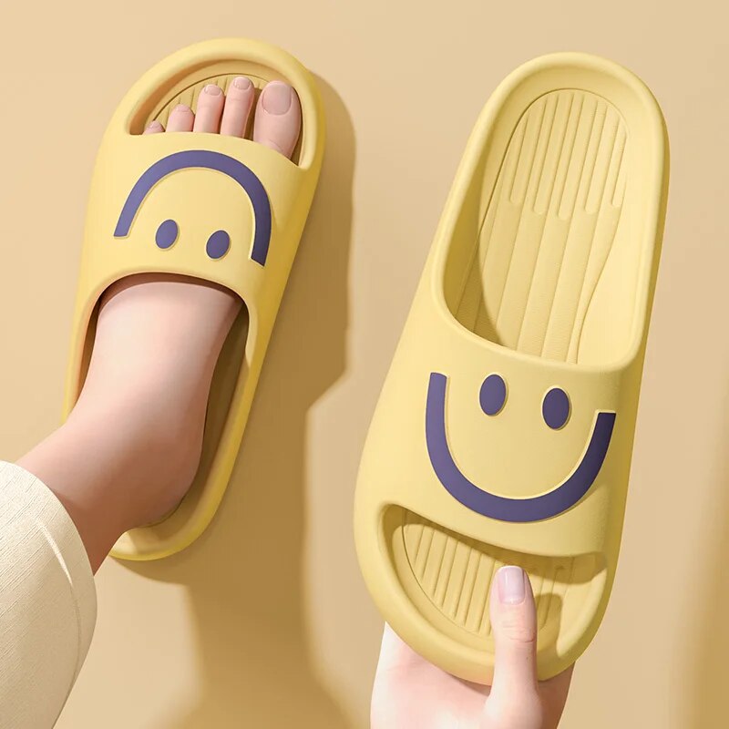 Smiley Face Cloud Slippers Wom - огляд і ціна Men'S Shoes For Summer