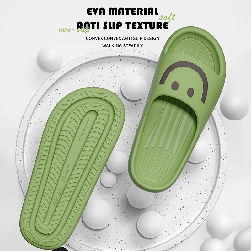 Smiley Face Cloud Slippers Wom - огляд і ціна Men'S Shoes For Summer