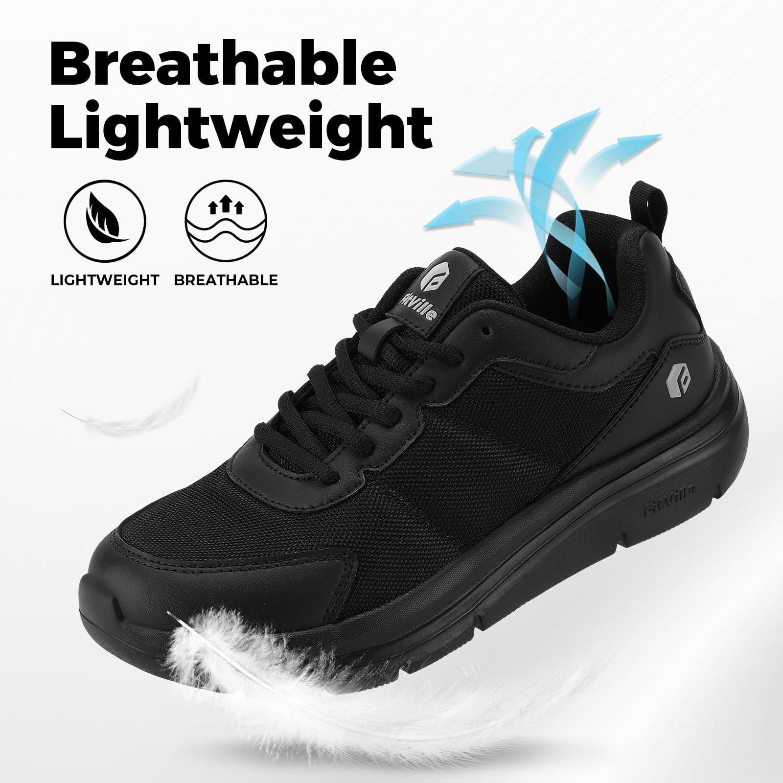 FitVille Men's Walking Shoes W - огляд і ціна Men'S Shoes Plantar Fasciitis