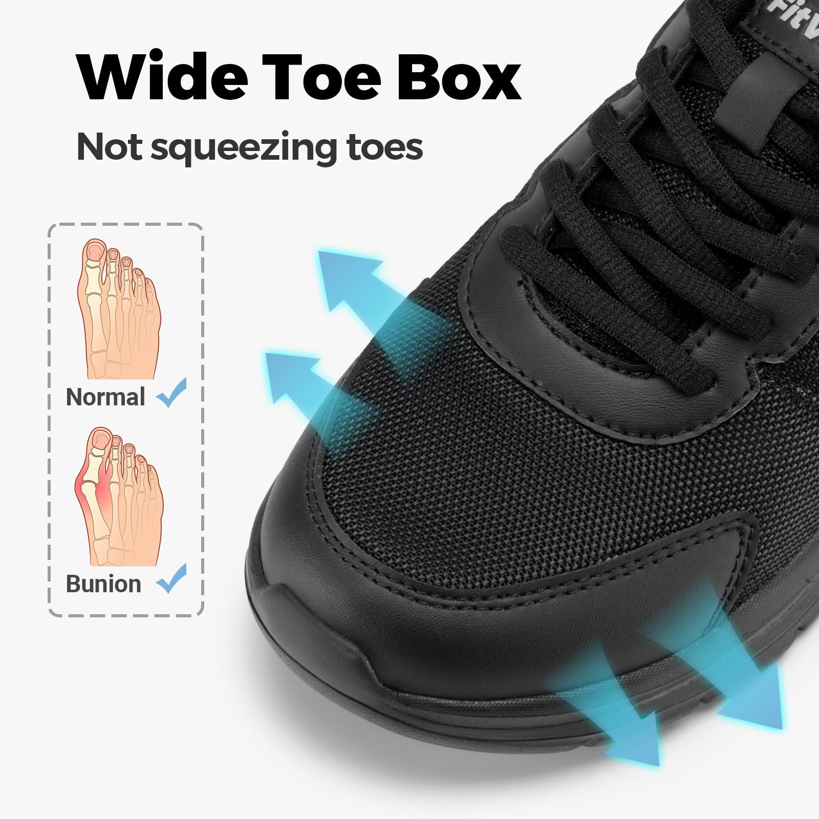 FitVille Men's Walking Shoes W - огляд і ціна Men'S Shoes Plantar Fasciitis