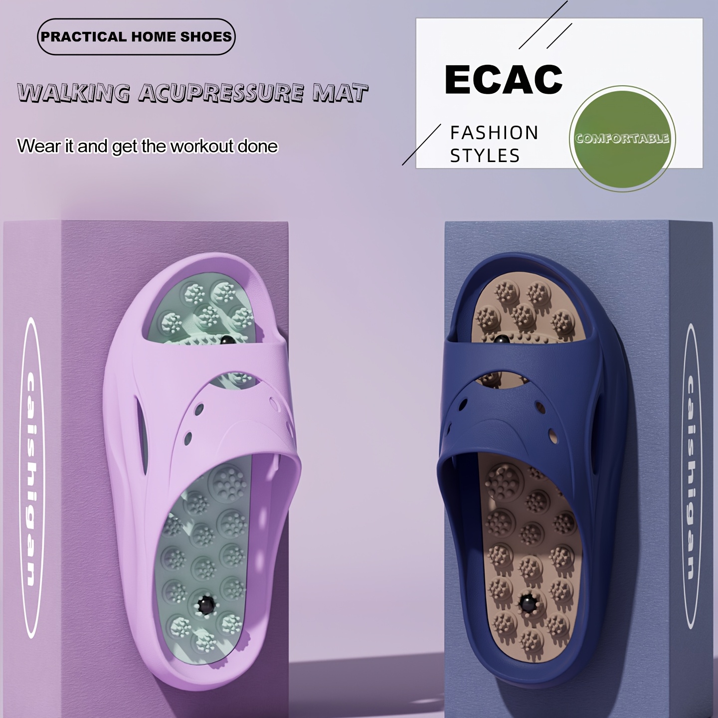 Women Men EVA Massage Slippers - огляд і ціна Men'S Shoes For Summer