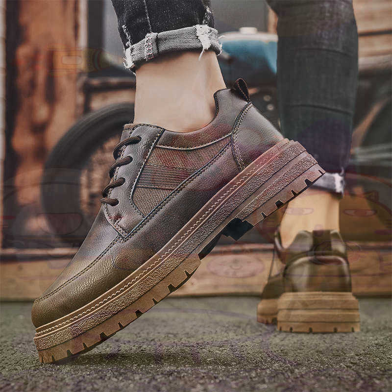 Dark Natural Leather Fashion T - огляд і ціна Men Shoes Types Name