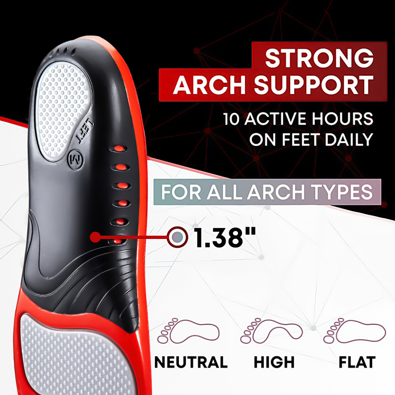 Premium Silicone Gel Insoles f - огляд і ціна Men'S Shoes Plantar Fasciitis