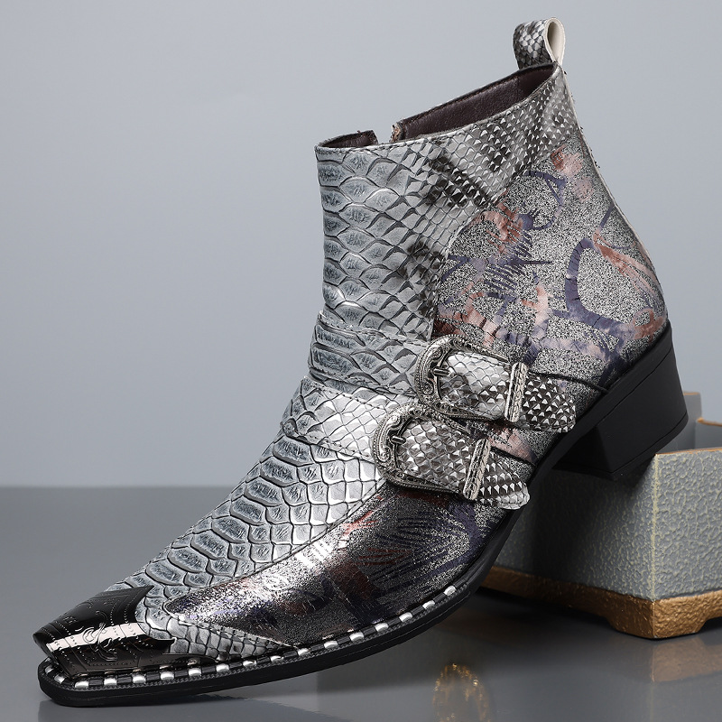 Men's 2026 Retro Cowboy Leathe - огляд і ціна Men Shoes Size Chart