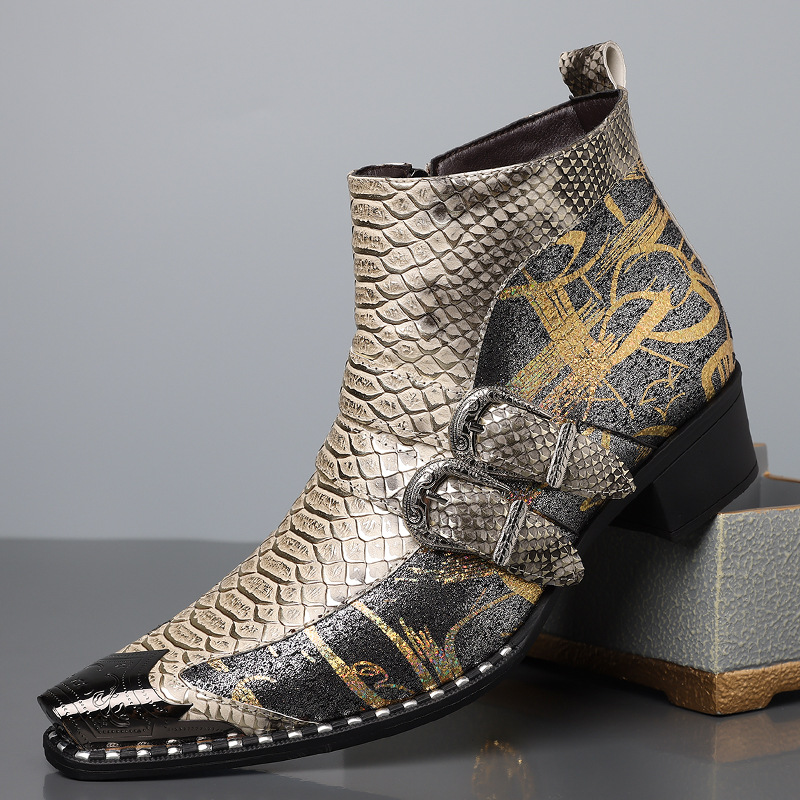 Men's 2026 Retro Cowboy Leathe - огляд і ціна Men Shoes Size Chart