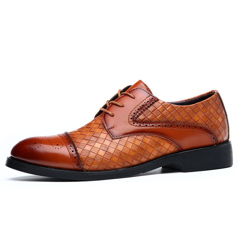Mens Navy Blue Woven Pattern C - огляд і ціна Men'S Shoes Navy Blue