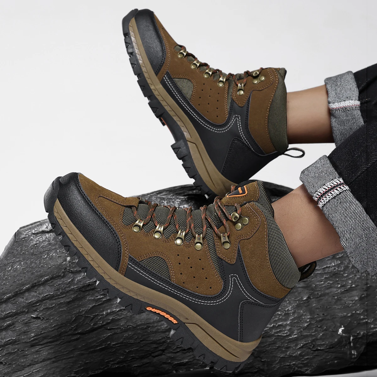 Men Boots Comfortable Hiking S - огляд і ціна Men'S Shoes Comfortable Walking