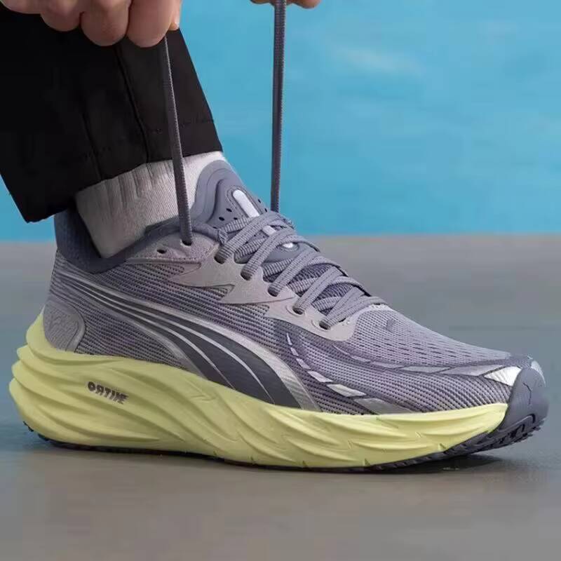Men Puma 311140-19 Purple Lime - огляд і ціна Men'S Shoes Puma Sneakers