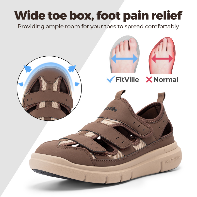 Summer Men'S Sandals Widened D - огляд і ціна Men'S Shoes Plantar Fasciitis